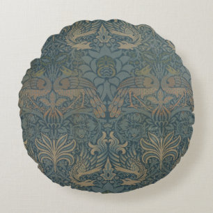 Coussins Ronds Peacock et Dragon par William Morris