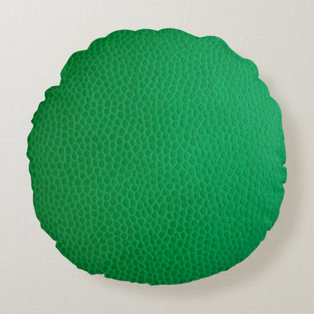 Coussins Ronds Peau peau verte texture peau (Devant)
