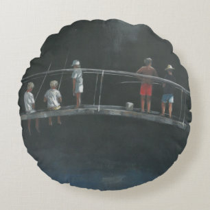 Coussins Ronds Pêche des enfants