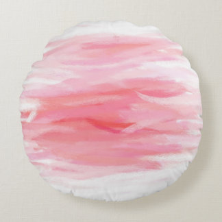 Coussins Ronds Peinture Abstraite Art #48