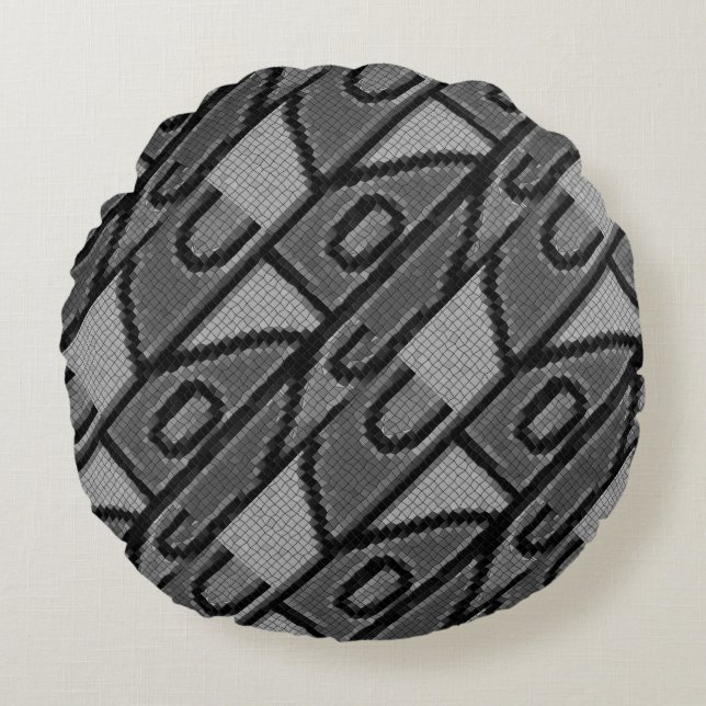 Coussins Ronds Peinture La Rambla Barcelona Jeu d'oreiller (Devant)