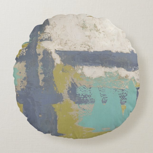 Coussins Ronds Peinture moderne pour la libre expression (Devant)