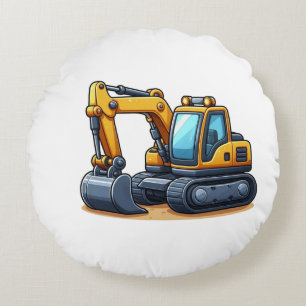 Coussins Ronds Pelle de construction