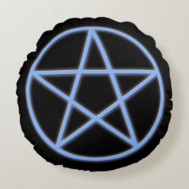 Coussins Ronds Pentacle de Falln Pagan (Devant)