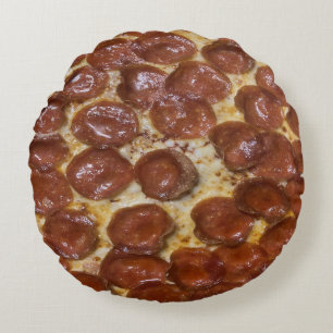 Coussins Ronds Pepperoni Pizza