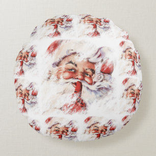 Coussins Ronds Père Noël 024