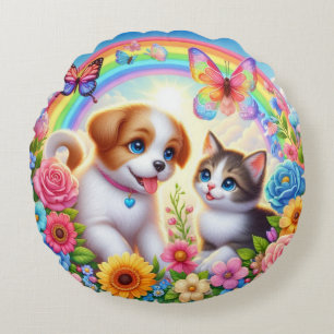 Coussins Ronds Petit chiot/chiot/chaton