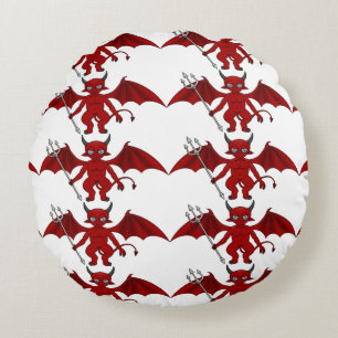 Coussins Ronds Petit Diable Rouge Thunder_Cove