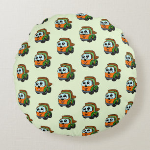 Coussins Ronds Petit motif de camion