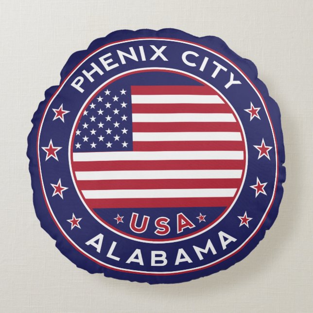 Coussins Ronds Phenix, Alabama (Devant)