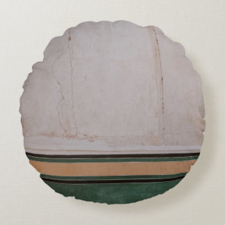 Coussins Ronds Photo de chaussée en béton brun