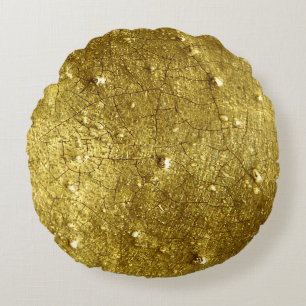 Coussins Ronds Photographie en pierre d'or