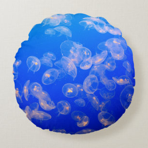 COUSSINS RONDS PHOTOGRAPHIE SOUS-MARINE DE JELLYFISH