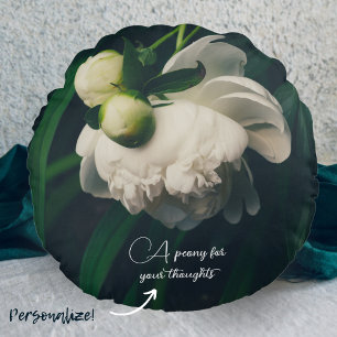 Coussins Ronds Pies blanches