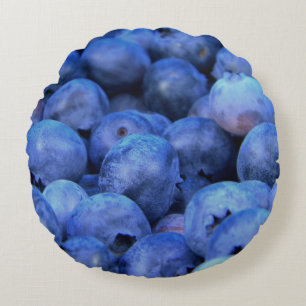 Coussins Ronds pieu de bleuets