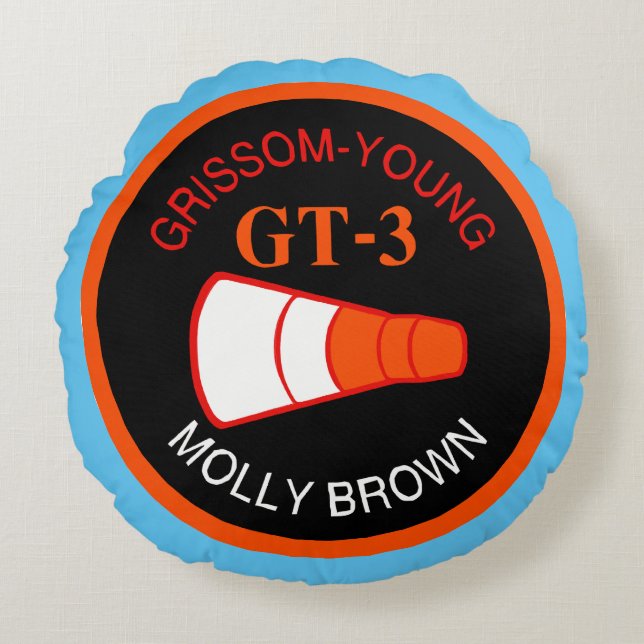 Coussins Ronds Pilote Gemini 3 jetons (Devant)