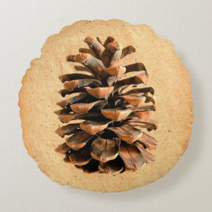 Coussins Ronds Pine Cone Et John Muir Citation