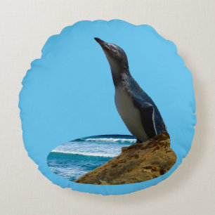 Coussins Ronds Pingouin beau,