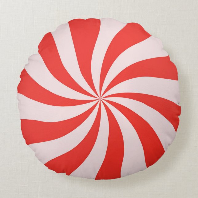 Coussins Ronds Pinwheel sucre de canne (Devant)