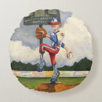 Pitcher de baseball sur Mound par Jay Throckmorton