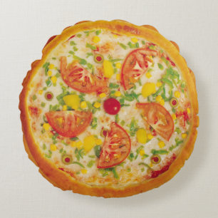 Coussins Ronds Pizza aux légumes