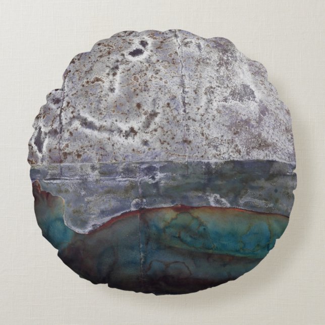 Coussins Ronds Plage 2 de frontière (Devant)