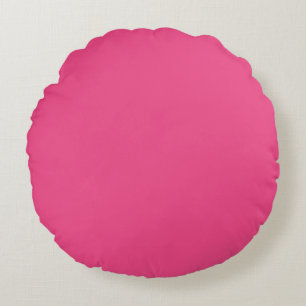 Coussins Ronds Plain color french rose hot pink