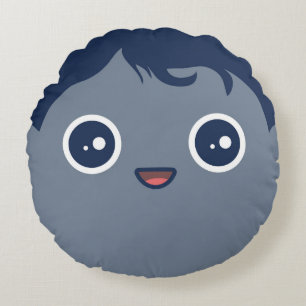 Coussins Ronds Planète naine mignonne Pluton de Kawaii