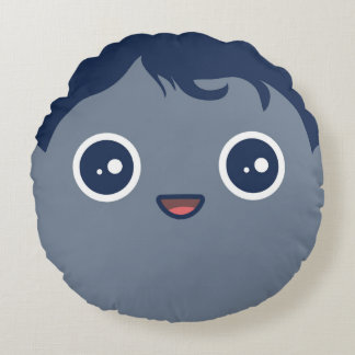 Coussins Ronds Planète naine mignonne Pluton de Kawaii