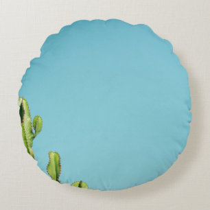 Coussins Ronds Plante cactus vert