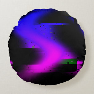 Coussins Ronds Plasma noir brillant