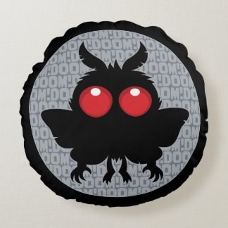 Coussins Ronds Pleine Lune de Malheur Mothman Mignon Cryptide