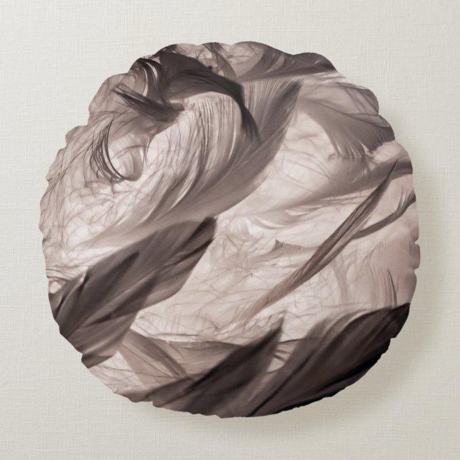 Coussins Ronds Plumes (Devant)