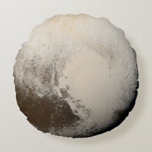 Coussins Ronds Pluton Planète Espace Photo Système solaire Élégan