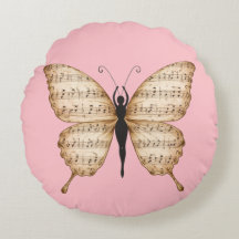 Poetic Butterfly Form Cushion