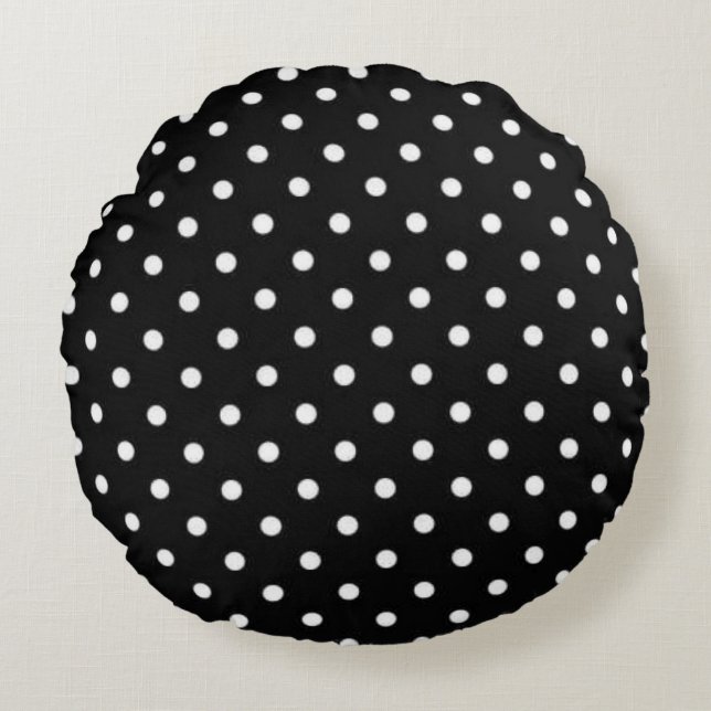 Coussins Ronds Polka dot (Devant)