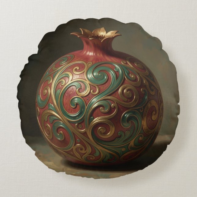 Coussins Ronds Pomegranate´11 (Devant)