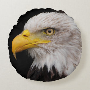 Coussins Ronds Portrait d'aigle
