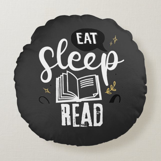 Coussins Ronds Pour la joie de lire (Devant)