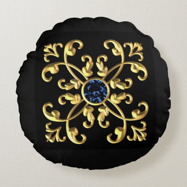 Coussins Ronds Pourcentage (Devant)