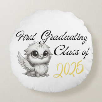 Coussins Ronds Première classe de diplômés 2025 Griffins