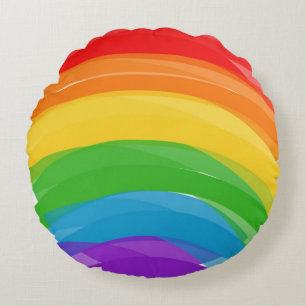 Coussins Ronds Pride Rainbow Pouf
