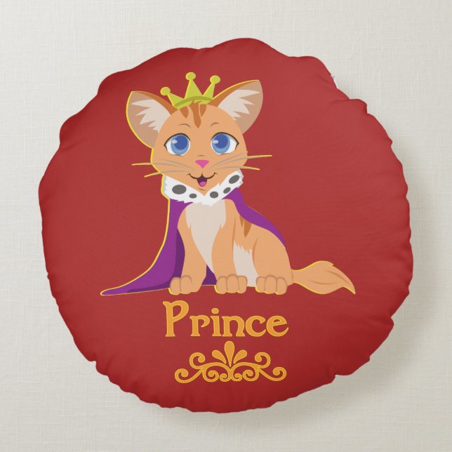 Coussins Ronds Prince Kitten (Dos)