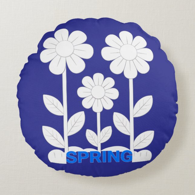 Coussins Ronds Printemps  (Devant)