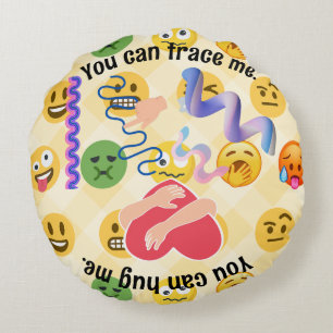 Coussins Ronds Professeur Etudiant Calm Down Corner trace respire