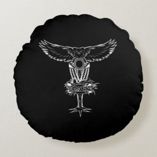 Coussins Ronds Protecteur de la chaîne de paniers en bois pour l