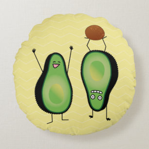 Coussins Ronds Puits vert encourageant drôle d'appui renversé