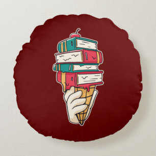 Coussins Ronds Pun à crème glacée