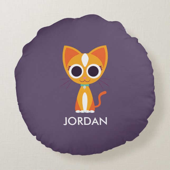 Coussins Ronds Purrl le chat (Dos)