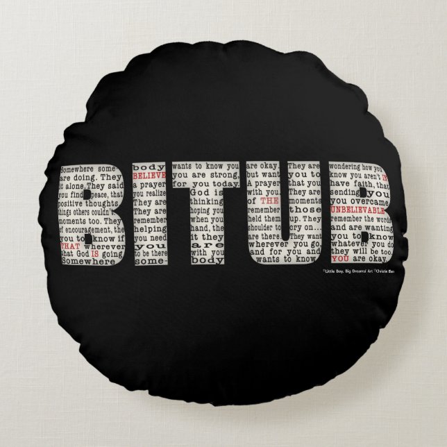 Coussins Ronds Quelque part (BITUB) (Devant)